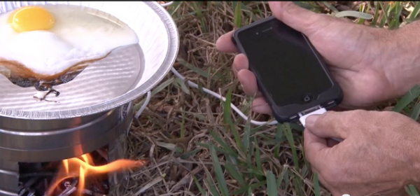 Charge your iPhone with the help of fire (Video) 1 iphone charging