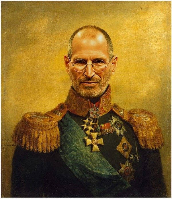 Πορτρέτο με τον Steve Jobs ντυμένο ως Ρώσος Στρατηγός 1 general-jobs