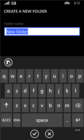 Files διαχειριστής αρχείων της Microsoft για συσκευές Windows Phone 2 files windows phone