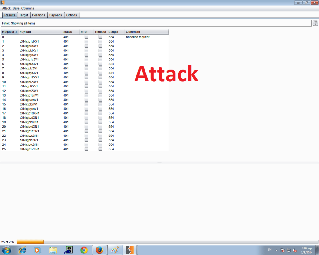Pentest Oxygen router (Http Basic Authentication) 6 7