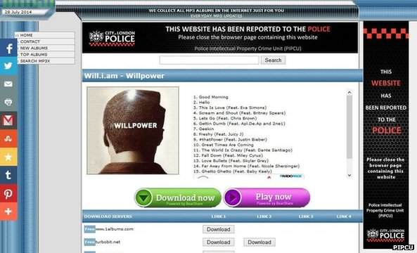 London police replace ads on pirate sites with warning messages 2 Peiraia