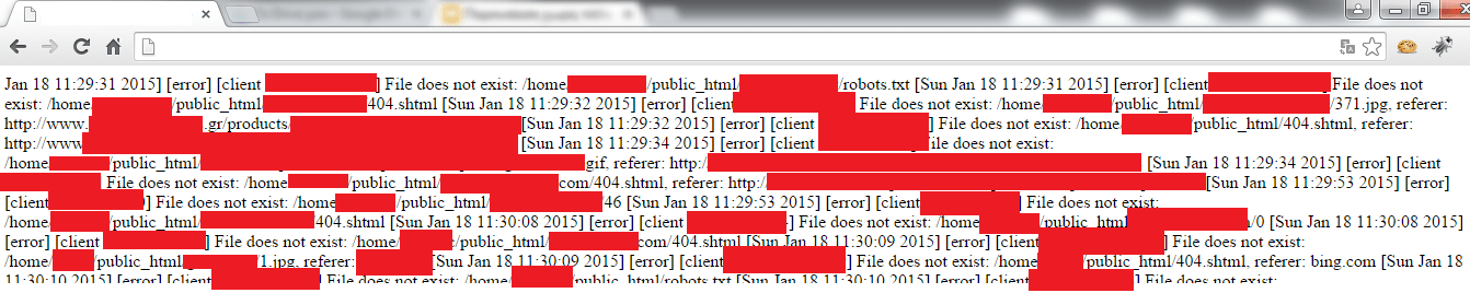 error_log