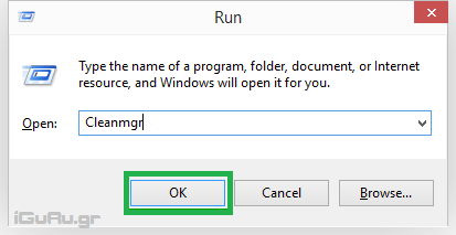 Windows run disk