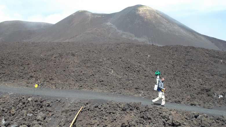 Το Google Street View πάει στο ηφαίστειο Αίτνα 2 Mount Etna