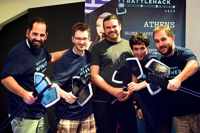Οι hacker από την Ομάδα TEKCIT νικητές του BattleHack Athens 2015 1 BattleHack