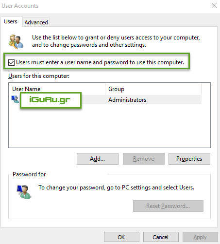 Windows 10 pass
