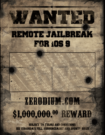 Zerodium Million Dollar iOS 9 Bug Bounty Σπάστε το iOS 9 1 ios Zerodium
