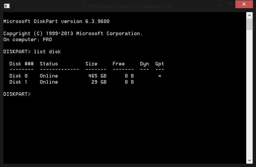 Create a bootable USB with CMD 2 commands windows_10_usb_9