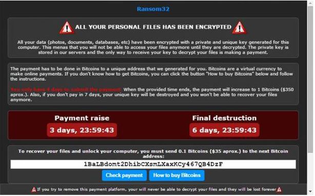 Ransom32|Tο 1o JavaScript Ransomware που επηρεάζει Windows/Mac/Linux! 2 Capture2
