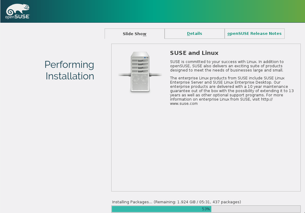 openSUSE Leap 42.1 4 distribution openSUSE