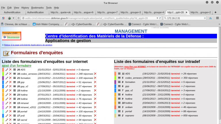 Οι Anonymous hackαραν portal του Γαλλικού Υπουργείου Άμυνας! 4 CIMD-web-portal-3