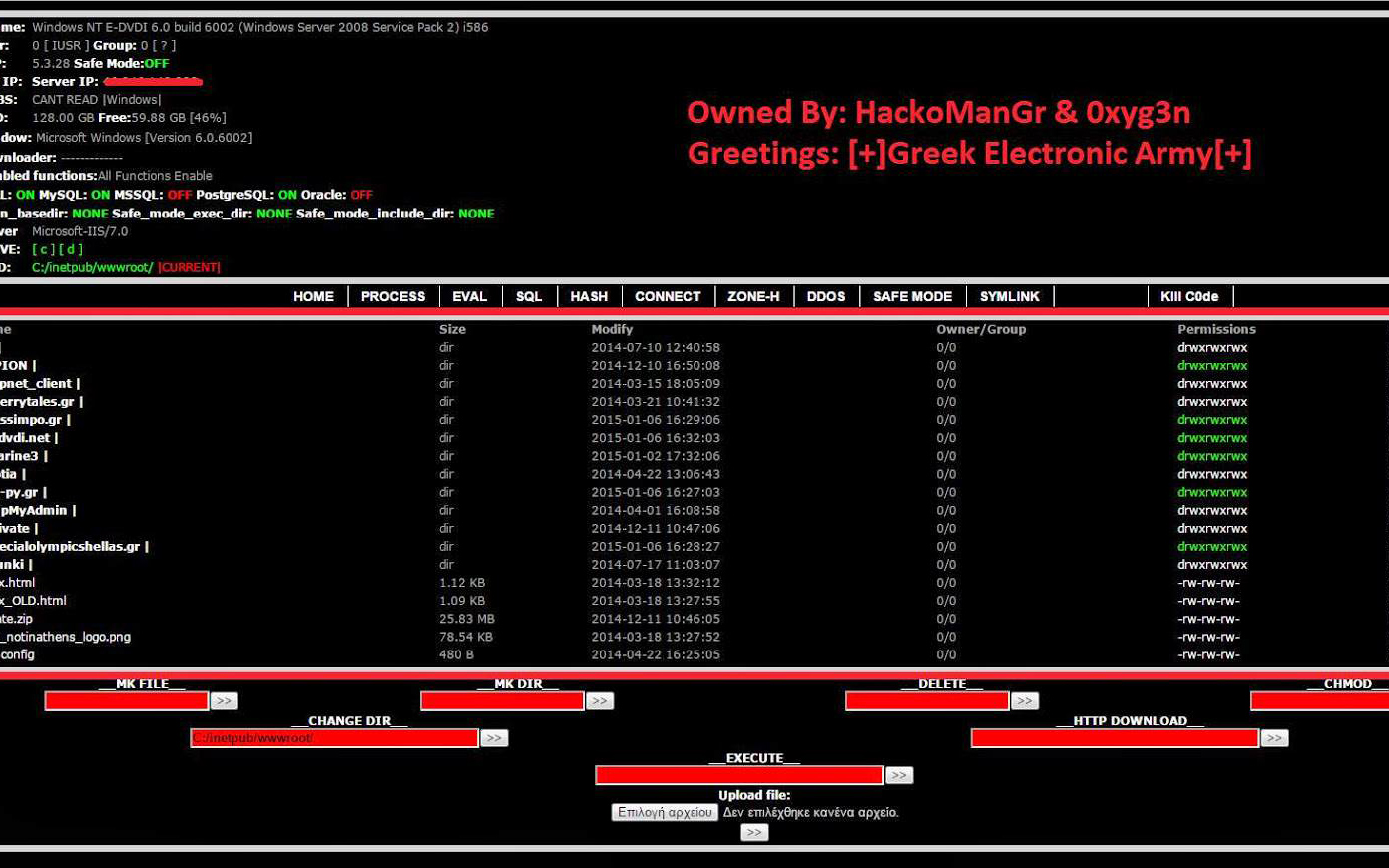 Greek Electronic Army - Members of the Greek Electronic Army are revealed
