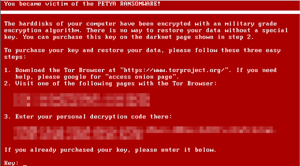 Petya το ransomware που κρυπτογραφεί όλο τον δίσκο 2 petya