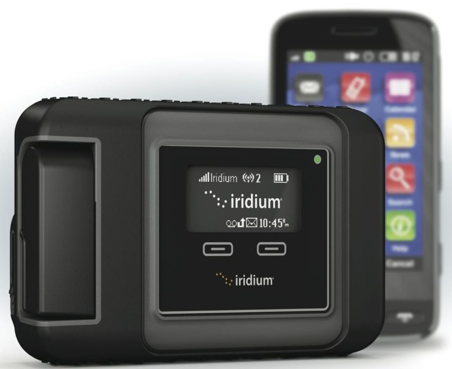 Iridium GO satellite hotspot