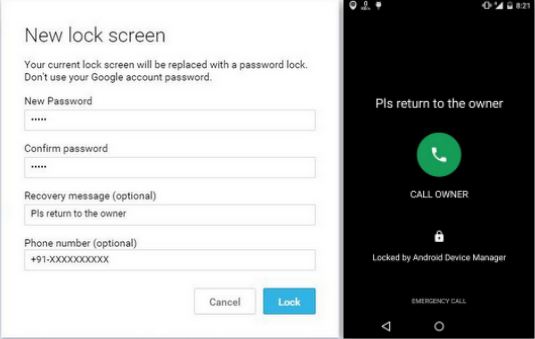 Lost your Android Phone? Find it with just 2 words! See how! 3 lock-lost-android-2