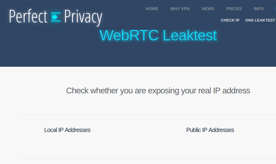 Block IP leaks from Opera 4 VPN test 1