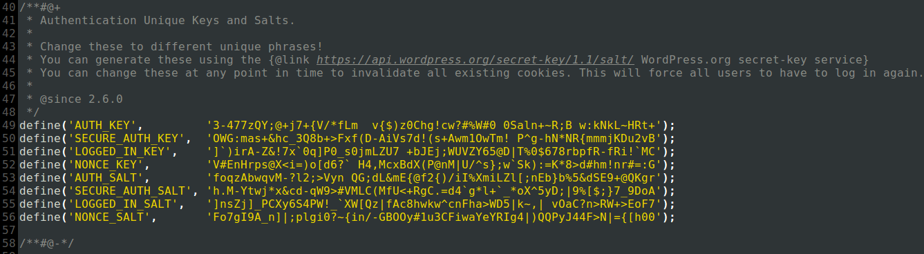 Why security keys and WordPress salting? 5 salt keys