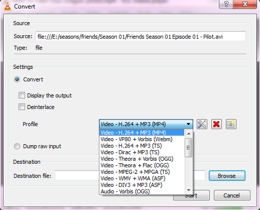 How to convert audio/video files to any format with VLC 4 vlc-converter4