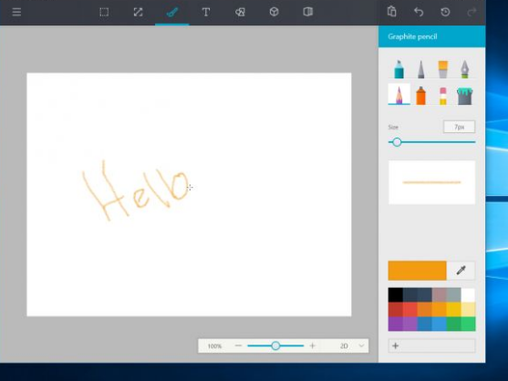 Paint is being upgraded via Windows Store 2 pan