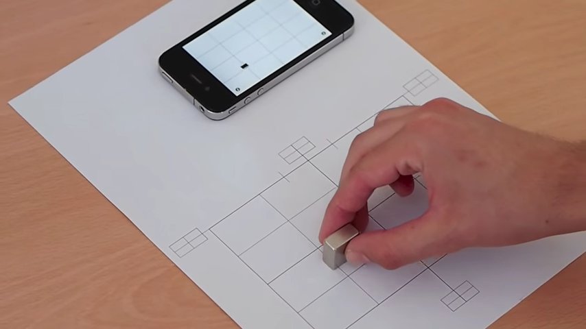 Do this cool trick with your iPhone & a magnet! 1 Do this cool trick with your iPhone & a magnet!