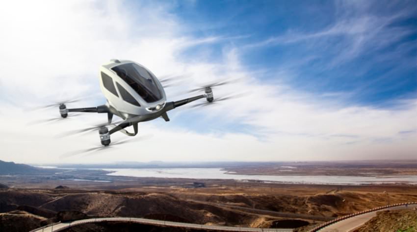 Ehang to test first passenger drone in Nevada 2 EH