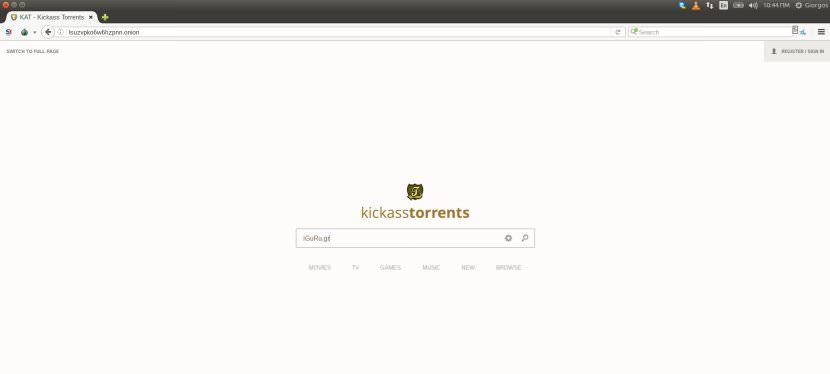 Kickass Torrents and on the Dark Web with .onion 2 address tor kat