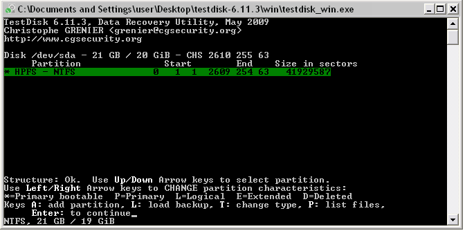 Ανακαλύψτε τα 5 καλύτερα Free Data Recovery Software! 2 TestDisk-BestFreeDataRecoveryTools