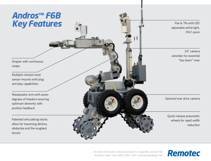 Remotec Andros F5 meet the Dallas killer robot 1 Remotec Andros F5