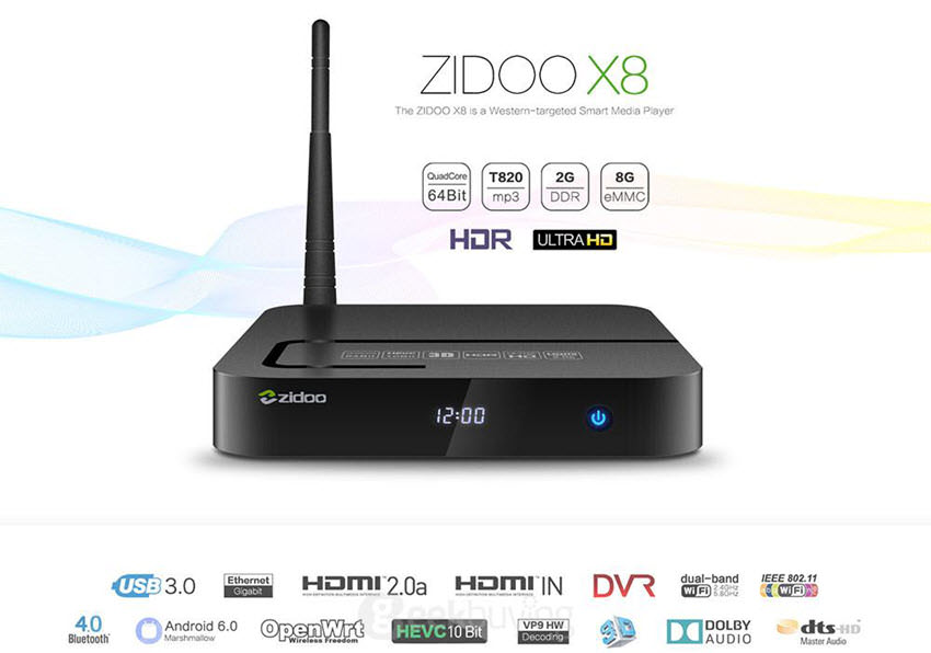 ZIDOO X8