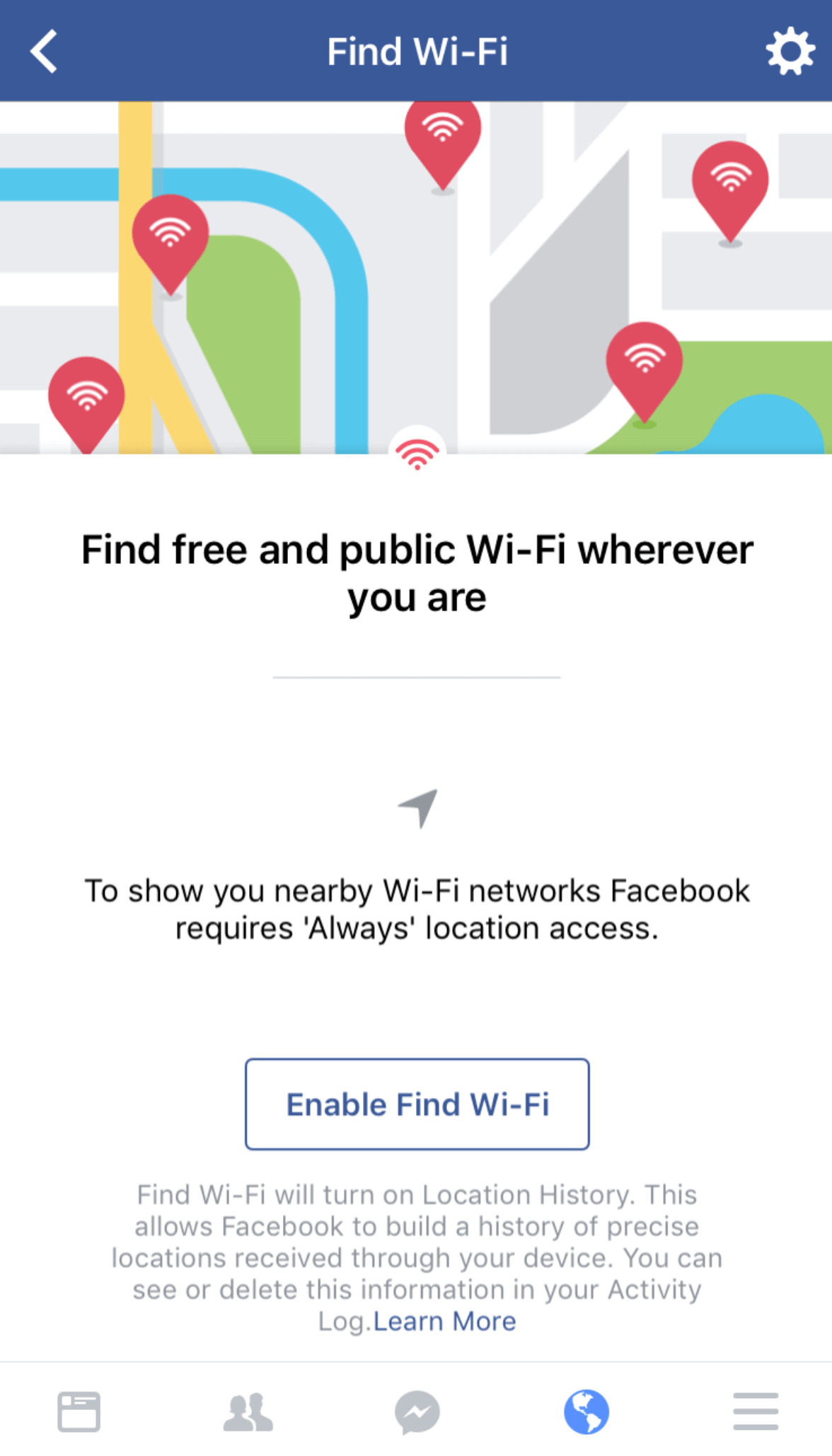 Το Facebook βοηθάει να βρείτε το κοντινότερο δωρεάν WiFi hotspot 2 enable-find-wi-fi