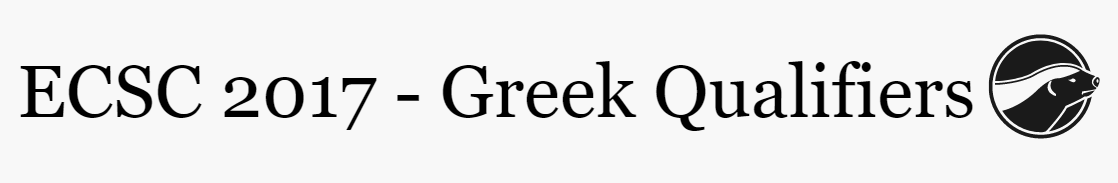 ECSC 2017: The Greek National Team is here! 3 ECSC 2017: The Greek National Team is here!