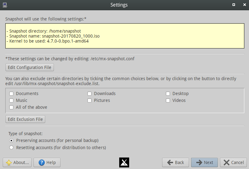 MX Linux create ISO snapshot from your system 3 MX Linux create ISO snapshot from your system