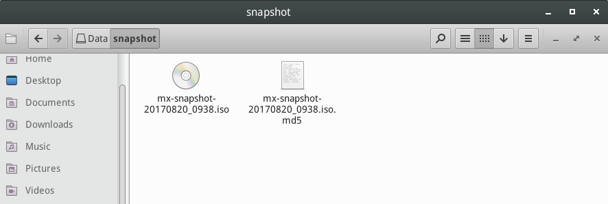 MX Linux create ISO snapshot from your system 4 MX Linux create ISO snapshot from your system