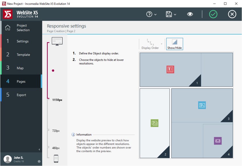 WebSite X5 Evolution 14 simply impressive: Win 5 licenses