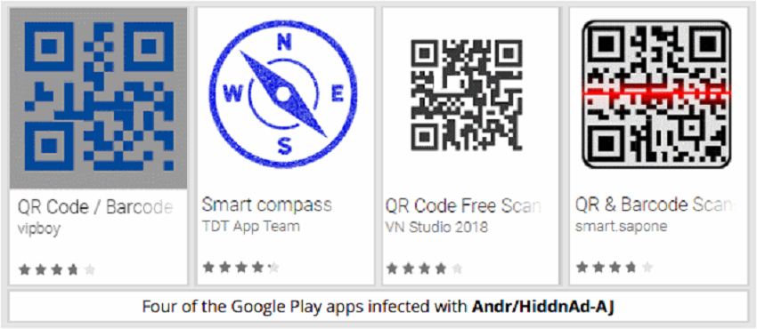 HiddnAd και Guerilla adware εντοπίστηκαν σε εφαρμογές του Play Store 3 HiddnAd και Guerilla adware εντοπίστηκαν σε εφαρμογές του Play Store