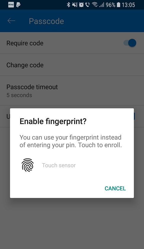 Microsoft OneDrive for Android gets fingerprint unlock 2 Microsoft OneDrive for Android gets fingerprint unlock