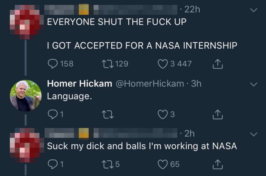 Twitter user loses her internship at NASA
