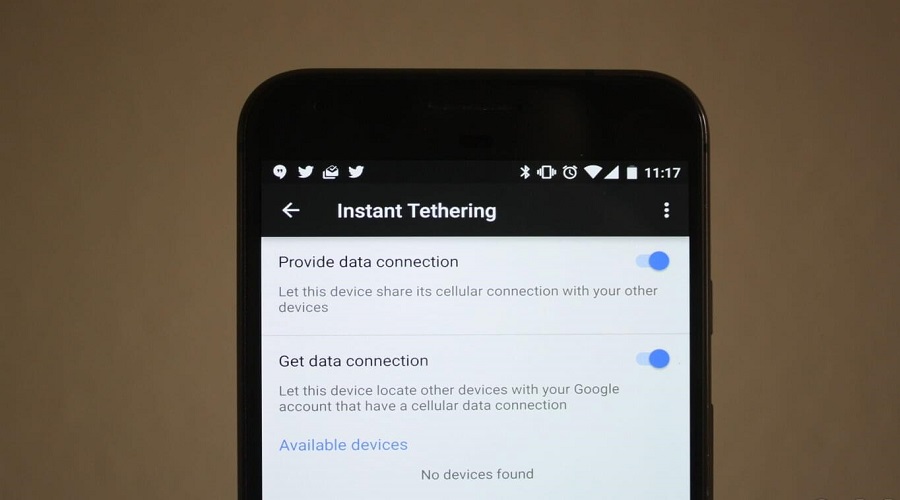 tethering