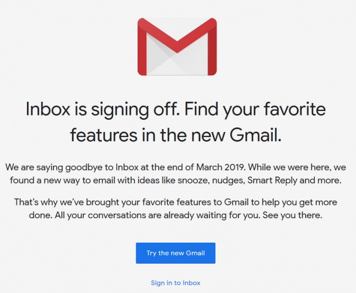 Google Inbox announces shutdown date 2 Google Inbox announces shutdown date