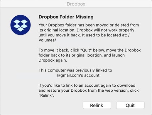 Πώς θα μετακινήσετε το Dropbox σε άλλη θέση στο Mac 2 Πώς θα μετακινήσετε το Dropbox σε άλλη θέση στο Mac