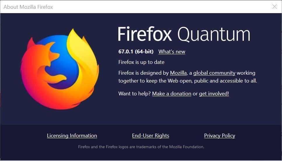 Firefox 67.0.1 (Quantum) λήψη πριν την επίσημη κυκλοφορία 2 firefox