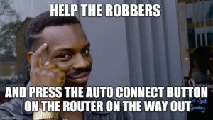 Disable your device's automatic connection to WiFi so it doesn't disconnect you! 3 WiFi