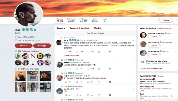 Twitter: Ο λογαριασμός του Jack Dorsey παραβιάστηκε από hackers