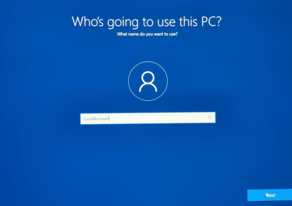 Windows: creating local accounts more difficult 1 Windows