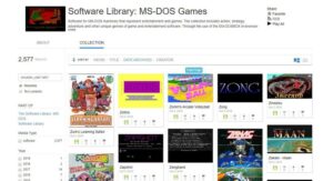 Το Internet Archive πρόσθεσε άλλα 2500 MS-DOS παιχνίδια 1 Το Internet Archive πρόσθεσε άλλα 2500 MS-DOS παιχνίδια