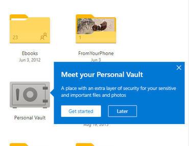 OneDrive Personal Vault για ευαίσθητα δεδομένα 2 OneDrive Personal Vault