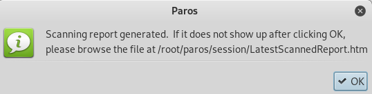 Paros web scanner: Πως να το χρησιμοποιήσετε σε Linux και Windows 12 Windows