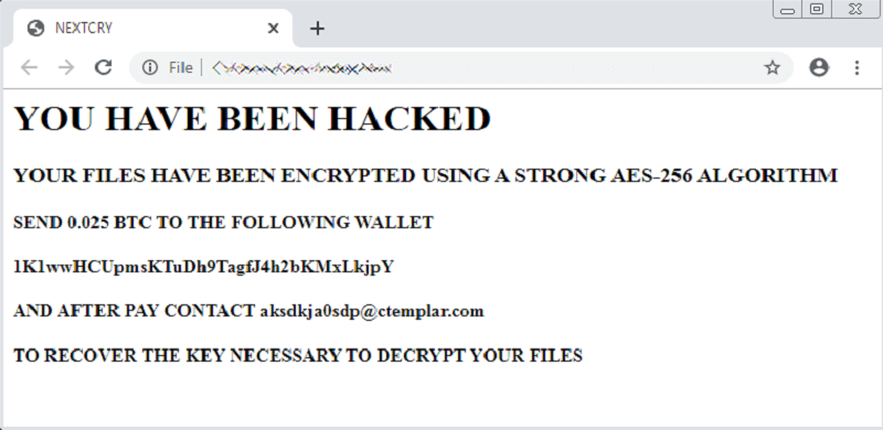 Το νέο NextCry Ransomware στοχεύει Nextcloud χρήστες σε Linux servers 2 Το νέο NextCry Ransomware στοχεύει Nextcloud χρήστες σε Linux servers