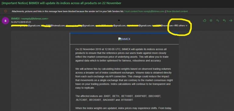 BitMEX managed to leak thousands of emails all by itself! 2 BitMEX managed to leak thousands of emails on its own!