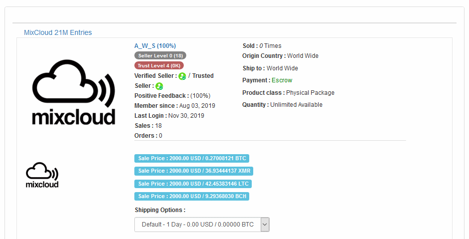 The data of 21 million Mixcloud users is being sold on the dark web 2 The data of 21 million Mixcloud users is being sold on the dark web